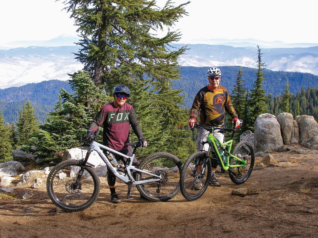 Senior Mountain Bikers Save Planet
